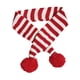 thumbnail image 5 of Bufanda tejida de invierno para perros, bufanda navideña para perros, decoración bonita de Navidad, regalo de Navidad, perro, gato, bufanda de Papá No L Blanco Raya Roja, 5 of 5