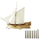 thumbnail image 5 of Barco De Vela Modelo DIY Artesanía De Madera Barco Juguete Educativo Para Ni?os Juguete 8 Uds Ca?ón De Bronce, 5 of 5