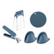 thumbnail image 5 of Juego Antiescaldaduras De Cocina Que Se Mueve Fácilmente Y Protege Las Manos, Resistente, Multiusos, Azul, 5 of 5