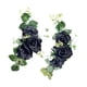 thumbnail image 5 of 2 Piezas Berizos De Flores Artificiales Garlands Florales Para La Puerta Delantera Para Centros De Mesa Negro, 5 of 5