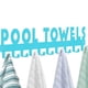 thumbnail image 1 of 1pc Pool Towel Hooks, Bathroom Wall Mount Towel Rack, Towel Holder. Carbon Steel Hanger Organizer, Indoor Outdoor For Robe, Towel, Coat, Swimsuit, Umbrella, Bag, Keys(Matte Black), 1 of 5