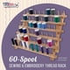 thumbnail image 2 of US Art Supply Premium 60-Spool Thread Holder Wooden Sewing, 2 of 3