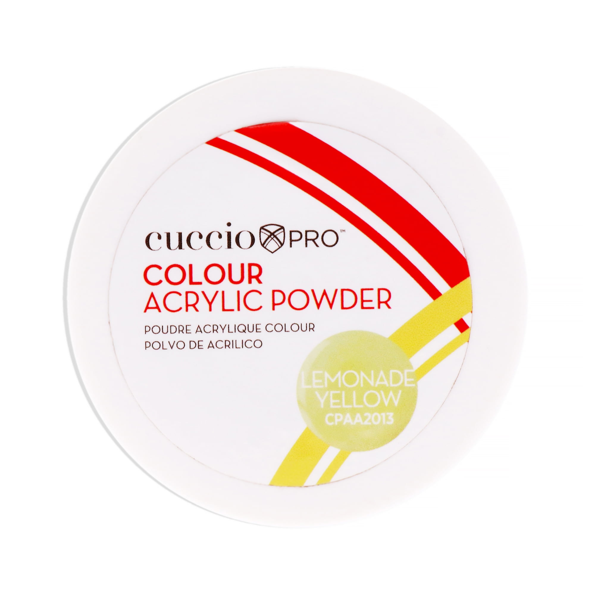 Cuccio Pro - Polvo Acrílico De Color - Amarillo Limonada