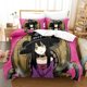 thumbnail image 1 of Anime Mieruko-chan Bedding Set Duvet Cover Bed Set Quilt Cover Pillowcase Comforter Boys Adult Bedding Set, 1 of 5