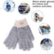 thumbnail image 3 of Guantes De Lana De Alpaca Tejidos Con Pantalla Táctil Para Mujer, Otoño E Invierno, Cálidos, Anticongelantes, Forrados Con Vellón, Gruesos Y De Dedos Completos., 3 of 4