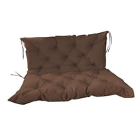 Ioensy - Cojín Para Columpio Cesta Colgante Cojín Para Asiento Para Tumbona Banco Patio Césped Marrón Y M