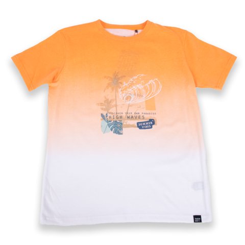 Polera Niño Naranjo Pillin