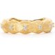 thumbnail image 1 of Anillos de Boda Delicados de Oro para Mujer con Acabado Cepillado Anillos de Plata Esterlina S925 Corte Redondo Anillo Blanco/dorado Anillos de Eternidad con Circonia Cúbica Anillos de Promesa para, 1 of 7