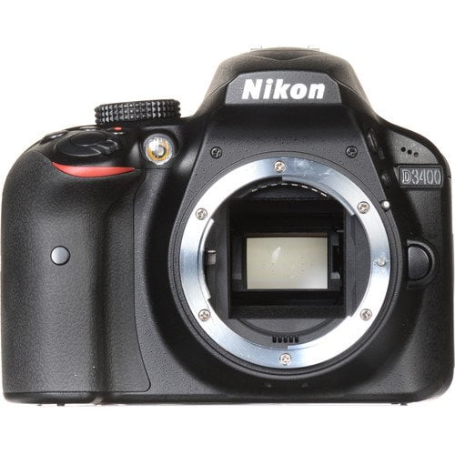 Cámara DSLR Nikon D3400 Reacondicionada Solo Cuerpo 24.2 MP Pantalla LCD de 7.6 cm