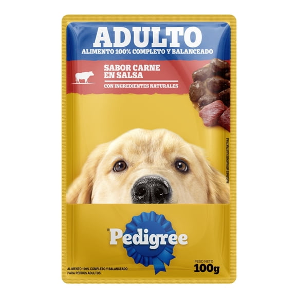 Alimento Húmedo Perro Adulto Sabor Carne Pouch, 100 g