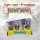 thumbnail image 1 of 3pcs Friday Print Three Piece Bedding Set Soft Duvet Cover And Two Pillowcases, 1 of 5