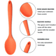 thumbnail image 3 of 2 cucharas de silicona para cocinar, resistentes al calor y de diseño higiénico. Utensilios de cocina y cucharas para mezclar., 3 of 5
