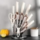 thumbnail image 3 of Set Cuchillos De Cocina 9 Piezas Con Base Giratoria Beige, 3 of 3