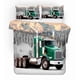 thumbnail image 2 of Truck Forest Snow Pattern Quilt Cover Set Duvet Cover Bedding Pillowcases3-Piece Bedding Set (1 Duvet Cover + 2 Pillow Shams), 2 of 3