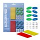 thumbnail image 1 of Paquete de accesorios PLUS PLUS: 2 placas base, 8 ruedas, coche, avión y tren, 1 of 5