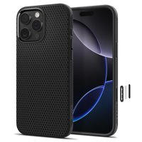 Funda Spigen Para Iphone 16 Pro Max, Color Negro Mate, Protección Militar