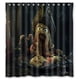 thumbnail image 1 of Cortina de ducha con diseño de pirata pulpo aterrador cenando, juego de cortina de baño con ganchos, tamaño 66 x 72 pulgadas, 1 of 3