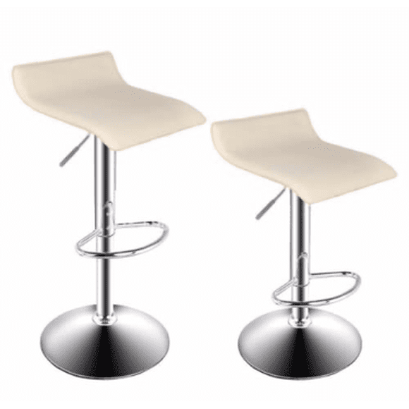 Pack 2 Pisos de Bar Ajustable Belinda - Beige
