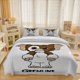 thumbnail image 1 of 3pcs Classic Movie Gremlins Gizmo Fluffy Cartoon Character Theme Bedding Three-Piece Set Duvet Cover Pillowcase Set Soft, 1 of 5