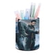 thumbnail image 1 of Percy Jackson-theme Cylinder Pen Holder Pencil Organizer with Flannel Lining PVC Leather Material Cardboard Base for study work 10*8CM, 1 of 6