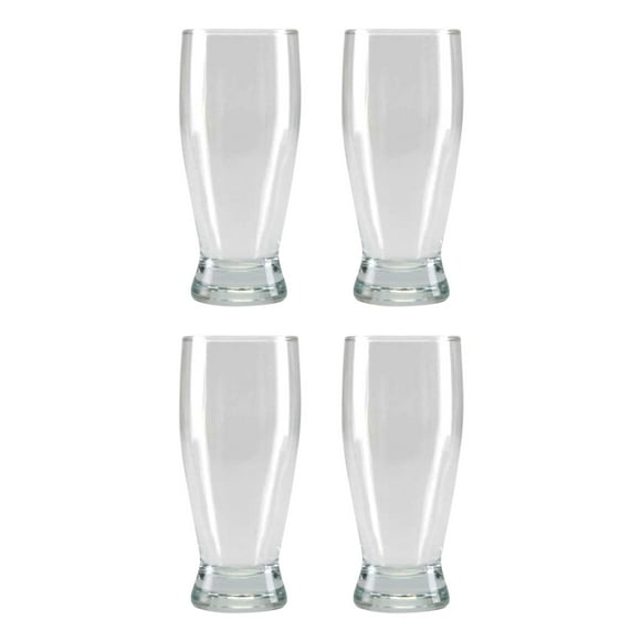 Pack 4 Vasos Cerveceros Vidrio Modelo Amberes 560mL
