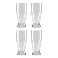 Allegra - Pack 4 Vasos Cerveceros Vidrio Modelo Amberes 560Ml