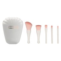 Ioensy - Juego De 5 Brochas De Maquillaje Para Viaje, Color Blanco