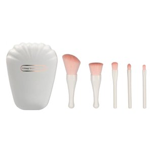 Ioensy - Juego De 5 Brochas De Maquillaje Para Viaje, Color Blanco