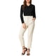 thumbnail image 2 of INSPIRE CHIC Blusa de Mujer con Cuello Peter Pan, Abertura en la Espalda con Botón Decorativo, Manga Larga, Talla M, Negro, 2 of 8