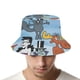 thumbnail image 4 of El Show de Rocky y Bullwinkle Sombrero bucket para adultos, gorra de protección solar, sombrero de pescador plegable para viajes al aire libre, pesca y actividades de verano, 4 of 6