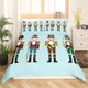 thumbnail image 2 of Xmas Bedding Sets Scandinavian Christmas Santa Gnomes Comforter Cover Snowing Santa Claus Bedding Sets for Kids Boys Girls Romantic Candlelight Quilt Cover 3 Pieces Queen Size, 2 of 5