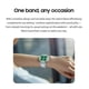 thumbnail image 4 of Correa para Samsung Galaxy Watch 8 Híbrida de Cuero Vegano, 4 of 5