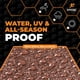 thumbnail image 5 of Lona Ultra Resistente Impermeable Xpose Safety 5x7 pies Marrón/Blanco, 5 of 8
