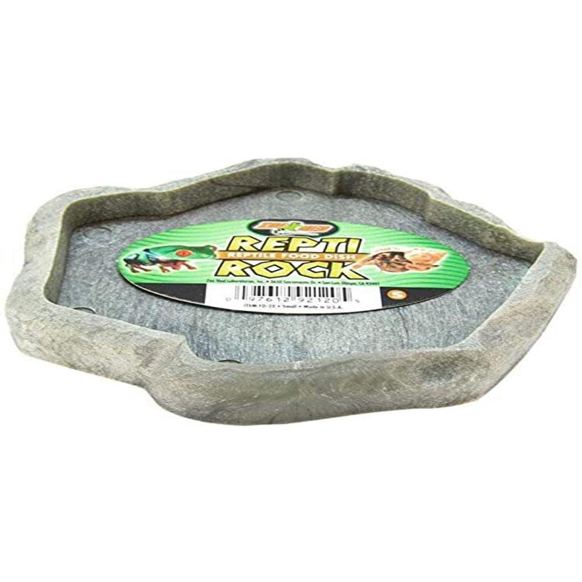 Plato de comida Zoo Med Laboratories SZMFD20 Repti-Rock para pequeños reptiles