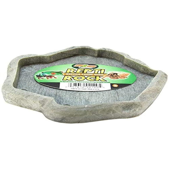 Plato de comida Zoo Med Laboratories SZMFD20 Repti-Rock para pequeños reptiles