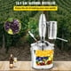 thumbnail image 2 of Destilador de alcohol VEVOR 70L con bolas de cerámica para vino de 18.5 galones, 2 of 3