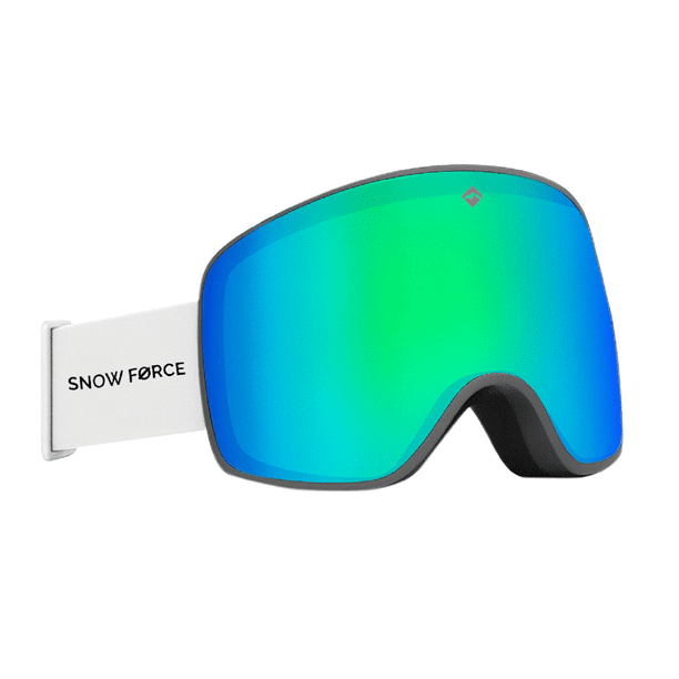 Antiparras Magnéticas Ski & Snowboard North Pole / Verde - Gris - Blanco