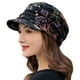 thumbnail image 1 of Gorro de invierno para mujer, con visera corta, plisado y floral, resistente al viento, cálido, térmico, con forro polar para uso diario., 1 of 5