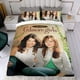 thumbnail image 4 of Las Chicas Gilmore Conjunto de sábanas temático, trío de piezas, cómodo y amigable con la piel, diseño único, regalo de decoración para el hogar para familiares, amigos y fans,173cm *218cm, 4 of 6