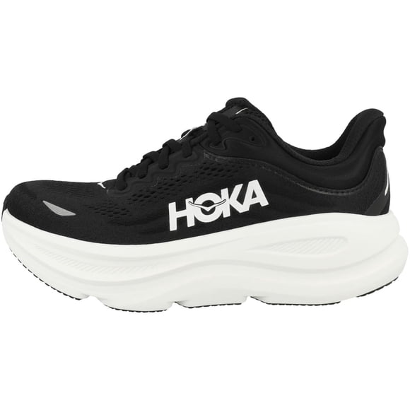 Zapatillas Hoka Bondi 9 para mujer, negro/blanco, talla 8.5