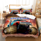 thumbnail image 1 of Anime Monster Jam Bedding Set Single Twin Full Size Monster Jam F1 Bed Set Teenager Bedroom Duvet cover Sets Bed Sheets, 1 of 5