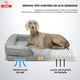 thumbnail image 5 of Cama Antiestres Perro Colchon Ortopedica 90x63cm Grande Gris, 5 of 11