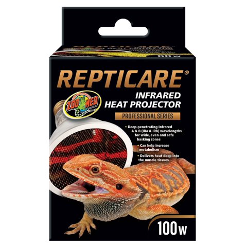 Proyector De Calor Infrarrojo Zoo Med Repticare 100W