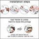 thumbnail image 4 of Collar de púas para perros, collar de entrenamiento de estrangulamiento, eslabones ajustables de acero inoxidable con puntas de goma cómodas, hebilla de liberación rápida para perros medianos y grande, 4 of 7