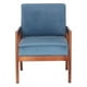 thumbnail image 1 of Sitial Frankfurt Tela Velvet Azul Petróleo, 1 of 3