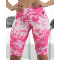 Flix Spa - Calza Biker Mujer Tie Dye Love Texturizada Peruana