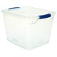 thumbnail image 1 of Contenedor Rubbermaid Clever Store, 30 litros, transparente, 1 of 3
