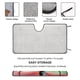 thumbnail image 2 of Parasol Plegable para Parabrisas Vanellope 140cm x 76cm, 2 of 6