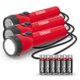 thumbnail image 1 of Paquete de 3 linternas LED Eveready con pilas AA incluidas, 1 of 7