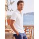 thumbnail image 4 of INSPIRE CHIC Camiseta Polo de Punto Texturizado para Hombre de Manga Corta Casual de Verano para Golf XL Blanco, 4 of 5